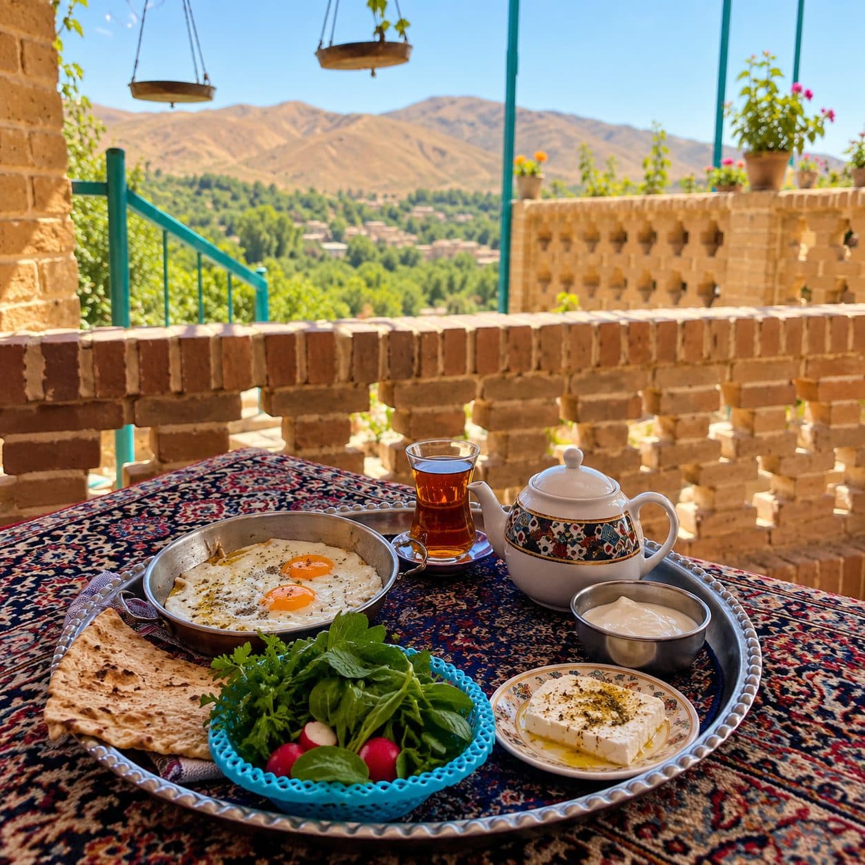 سفرهی صبحانهی محلی
